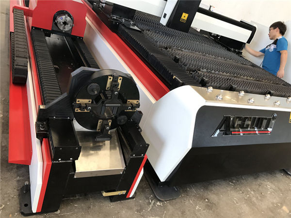 ss ống 3d máy cắt laser / máy cắt kim loại tấm 3 trục