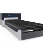 tấm / ống kim loại máy cắt laser sợi 1000 watt usa đầu cắt lasermech