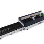 Máy cắt laser sợi kim loại có độ chính xác cao 500w đầu cắt ray