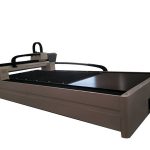 tấm / ống kim loại máy cắt laser sợi đơn bàn làm việc