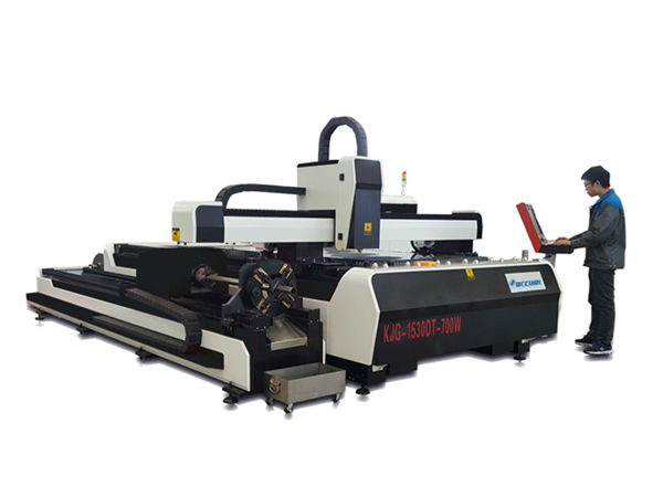 máy cắt laser công suất cao mini, thiết bị cắt laser sợi quang với bảng trao đổi