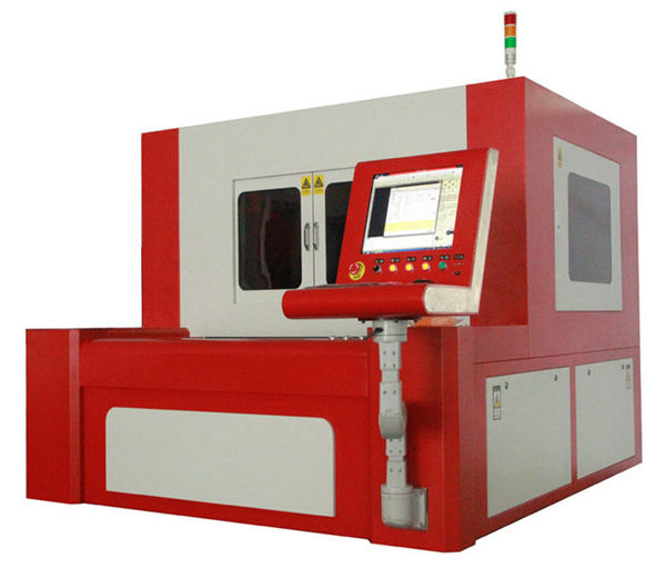 Máy cắt laser sợi 380v 50 / 60hz cho các bộ phận kim loại có độ chính xác cao